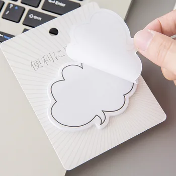 

Creative Dialogue Cloud Kawaii Memo Pad Cute Sticky Notes Notepad Stationery Sticker Stationary Memopad Index Tab Office Decor
