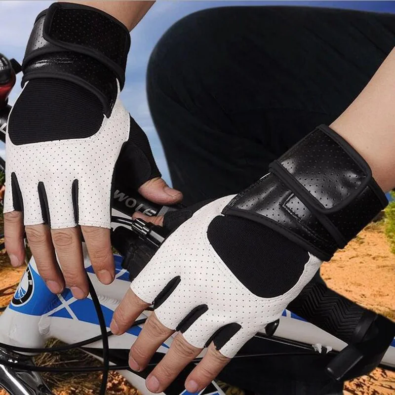 Мужские полупальцевые Гантели тяжелая атлетика перчатки женские спортивные перчатки кожаные для рук спортивные тактические перчатки G177