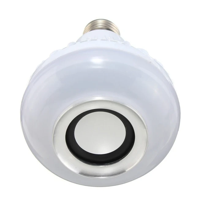 

12W E27 App Controlled Wireless RGB LED Bluetooth Speaker Bulb Music Playing Light Lamp Bulb Home Stage Lighting Wedding Party