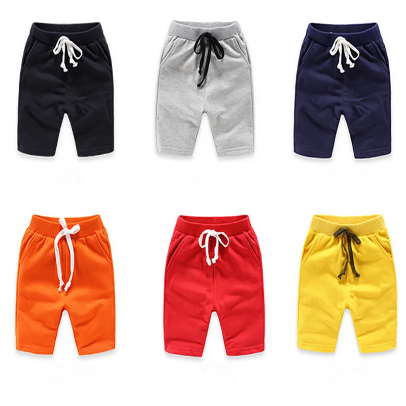 

Retail New Boys Summer Pants Children Casual Shorts Baby Boys Panties Solid Color 1-10 Years Kids Cotton Clothes Infant Cloth