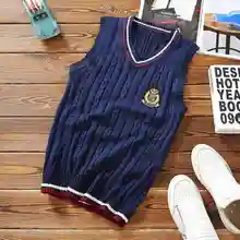 Solide Herren Pullover Pullover Männer Blau V-ausschnitt Winter Wolle Weste Pullover Adrette Regelmäßige Standard Wollpullover