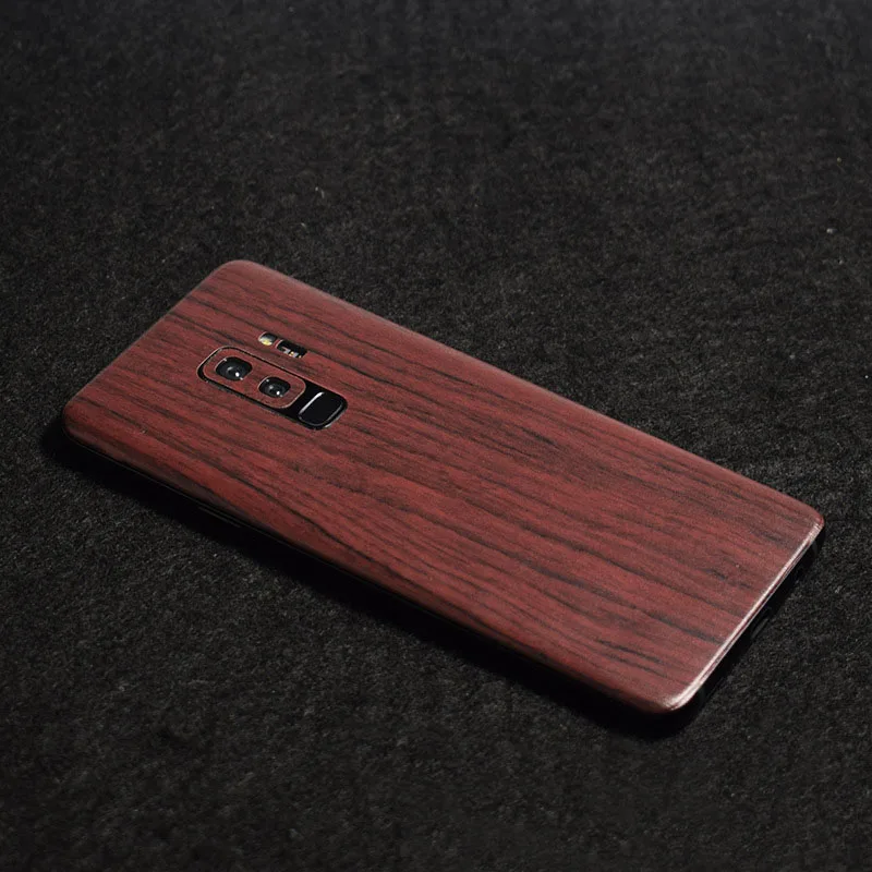 MLLSE High Simulation Wood Grain Sticker 3M Phone Back Paste Sticker For SAMSUNG Galaxy S9S9 Plus Wood Skin Protective Film (7)
