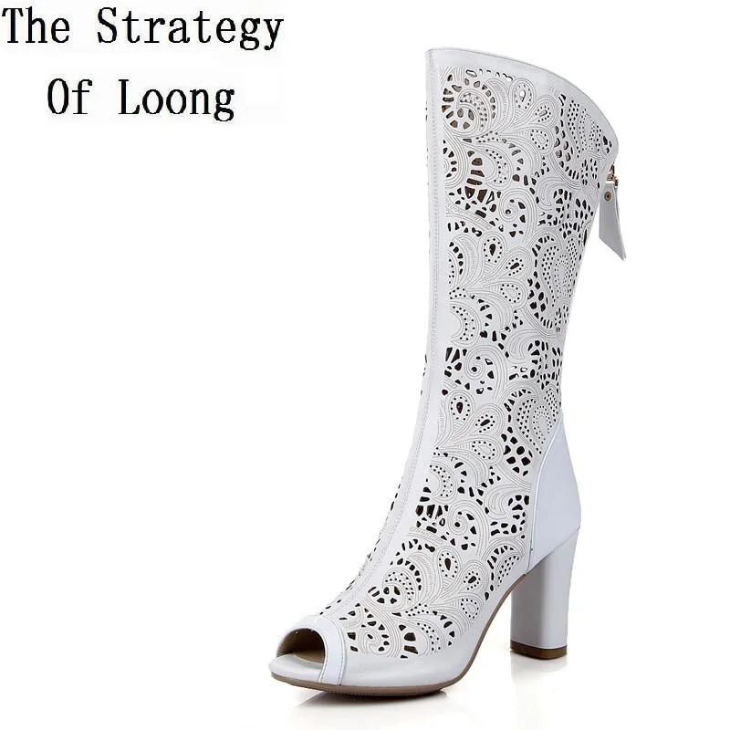 cut out summer boots