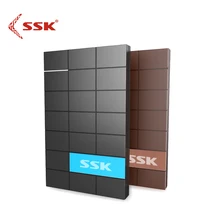 SSK HDD чехол 2,5 дюймов SATA to USB3.0 корпус SSD, HDD адаптер для типа C коробка для жесткого диска внешний HDD высокоскоростной Черный 080