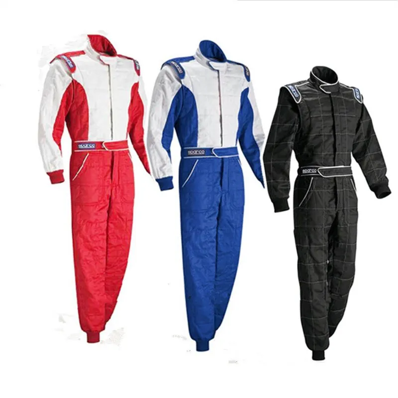 

Automobile Karting Racing Team Suits Motorcycle Riding Club Two Layer Waterproof Combo Protective Coverall Suits For F1 Racing