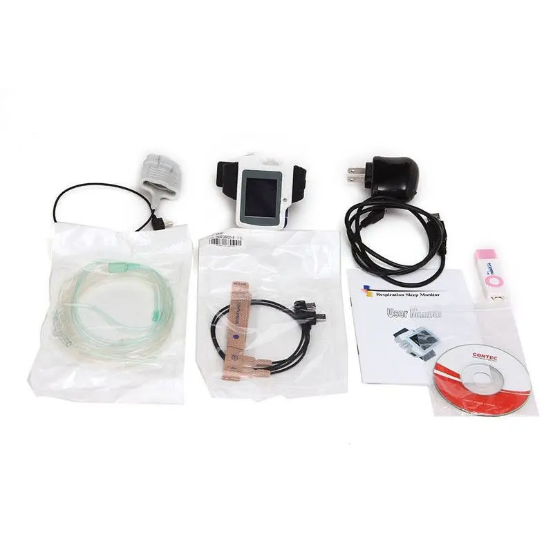 CONTEC Sleep apnea screen meter SPO2 Pulse Rate Respiration Monitor RS01|