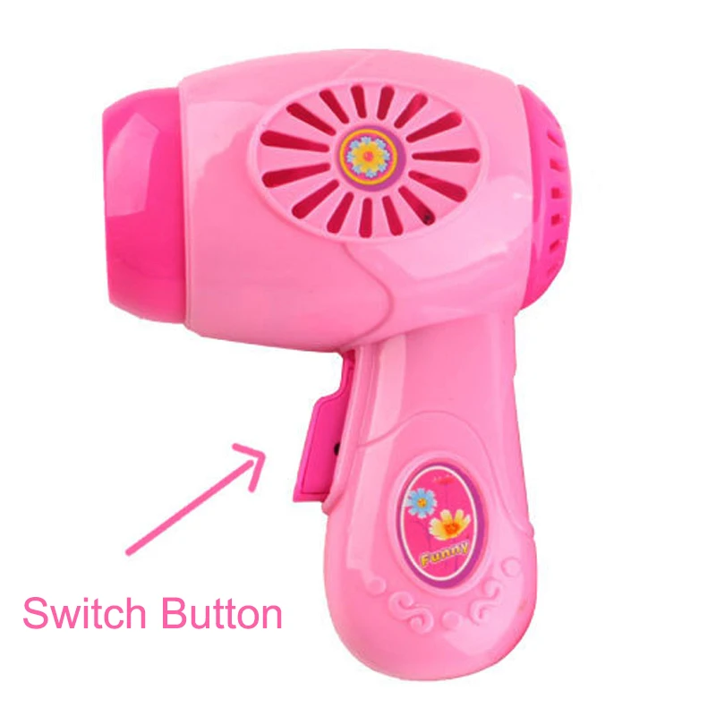 Chica eléctrica Mini secador de pelo modelo de juguete de simulación de  electrodomésticos niño jugando accesorios de juguete|Juguetes de belleza y  moda| - AliExpress