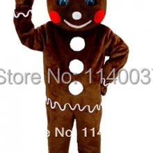 Талисман г-н пряник печенье маскот костюм мультяшный персонаж карнавальный костюм необычный костюм вечерние