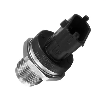 

For Dodge Cummins 2007.5-2012 5297640 Fuel Rail Pressure Sensor Plastic+Metal Black 3-Pin for Dodge Ram 2500/3500 2007-2012
