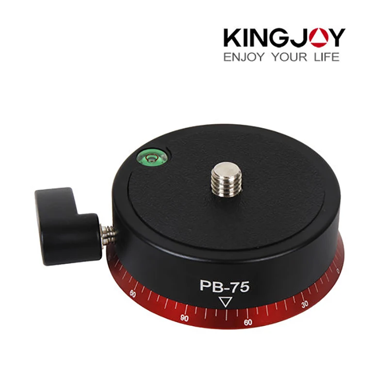 

Kingjoy PB-75 Ball Head Professional Universal Camera Tripod Ballhead For Video Camera Jib Crane Max Loading 10kg