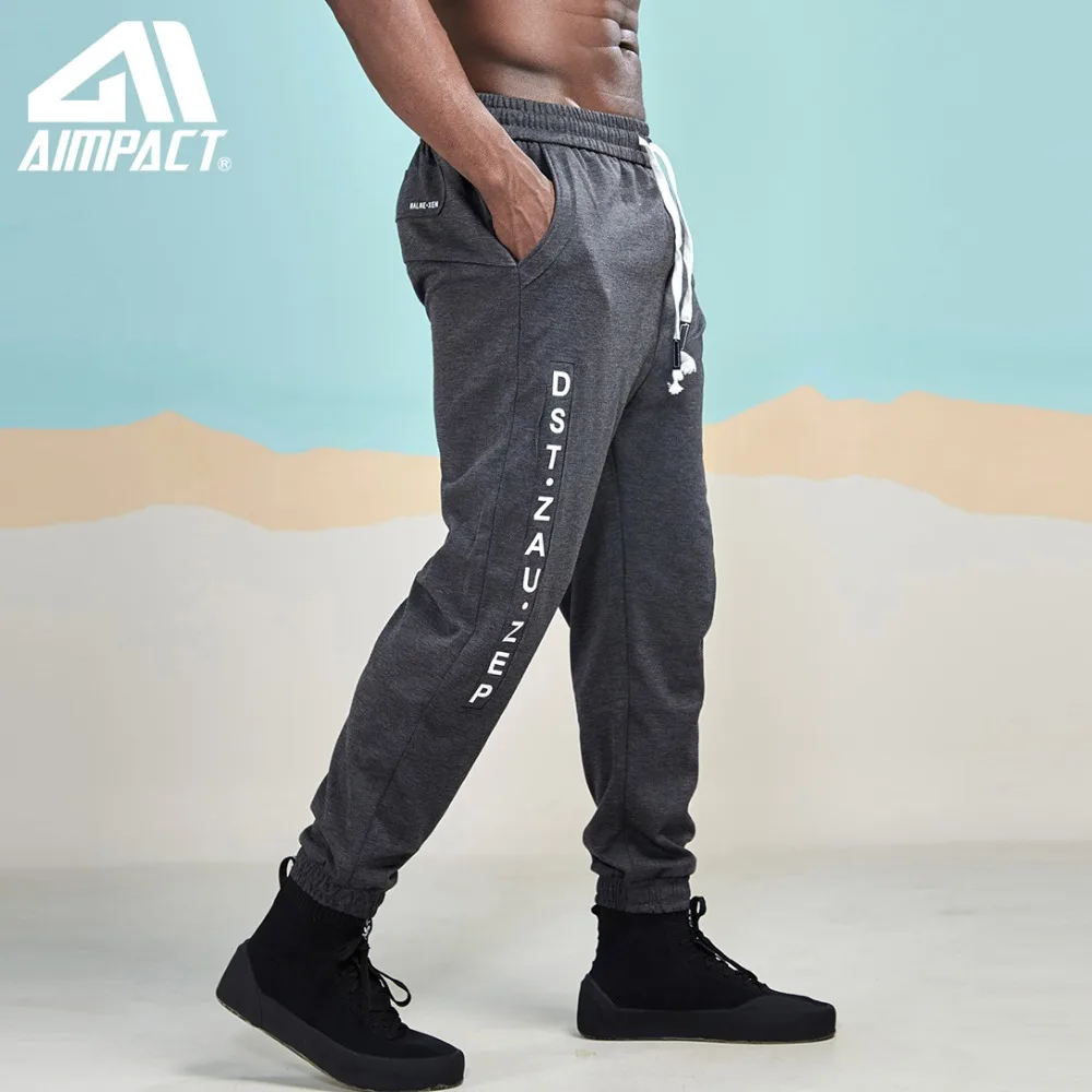 

Aimpact Casual Sweatpants for Men Sporty Active Men's Jogging Pants Drawstring Running Joggers Trousers High Street Male AM5064