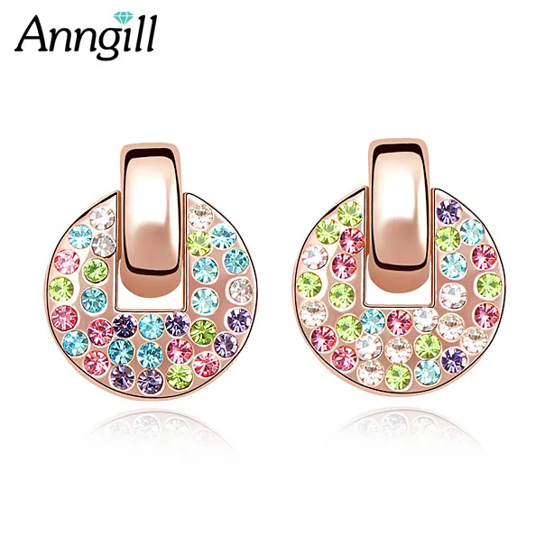 

Fashion Bohemian Earrings For Women Crystals from Austria Party Wedding Charm Jewelry Bijoux Nickel Free