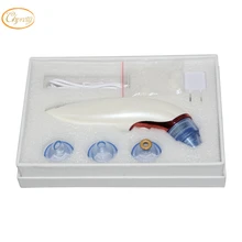 Перезаряжаемое очищение пор вакуумное всасывание ручной инструмент для удаления угрей комплект Алмазная дермбрасия пилинг кожи инструмент для красоты