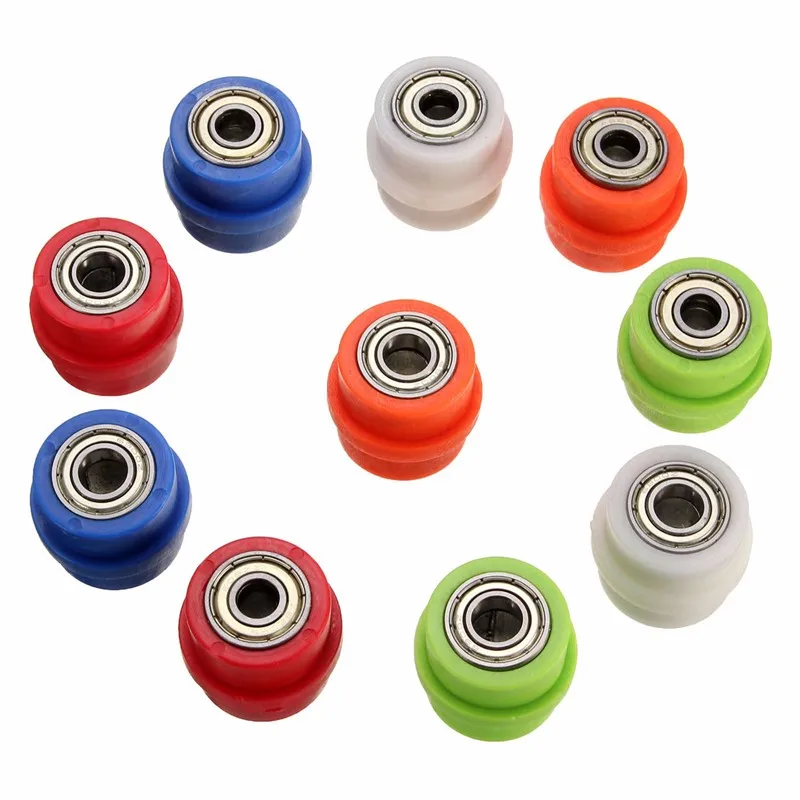 

Drive Chain Pulley Roller Slider Tensioner Wheel Guide For Pit Dirt Street MTB Road Bike Bicycle Cycling 8mm 10mm 5color