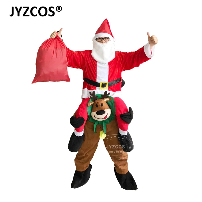 JYZCOS Adult Santa Claus Riding Deer Costume 800 (4)