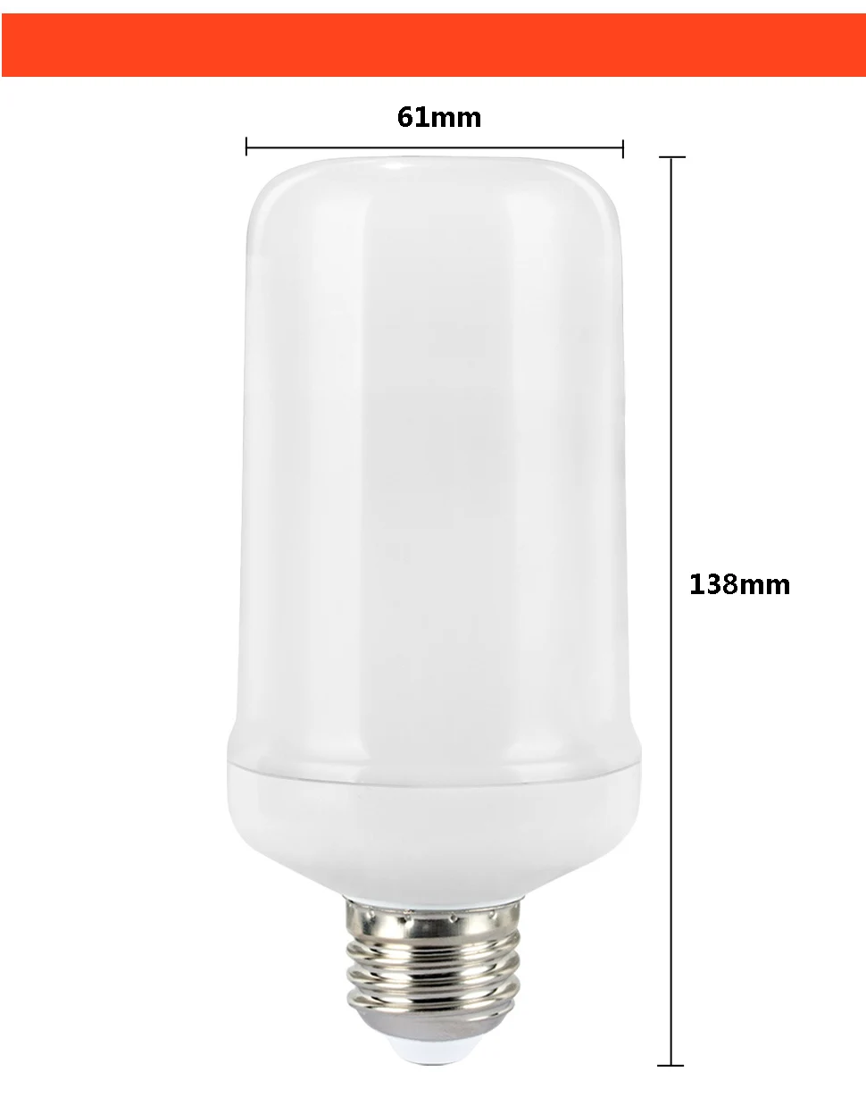 CHENGYILT 3 режима + тяжести сенсор AC85-265V В/12 в E27 E26 светодио дный LED эффект пламени огонь лампочки 9 Вт Винтаж Атмосфера Декор лампы