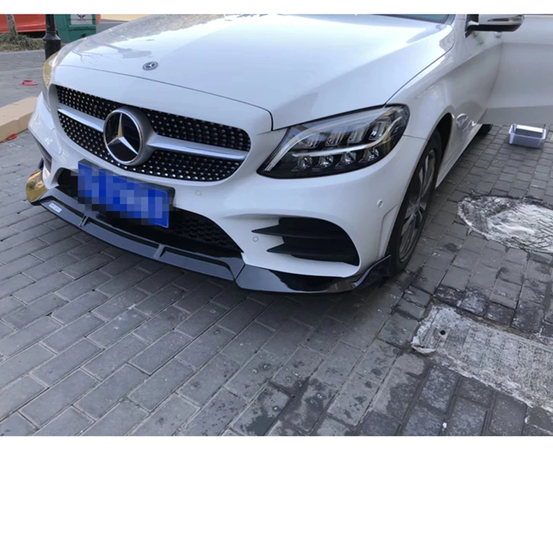 Для Mercedes-Benz W207 переднего бампера Диффузор бамперы протектор для Benz W206 C260L C180L спереди обвес бампер