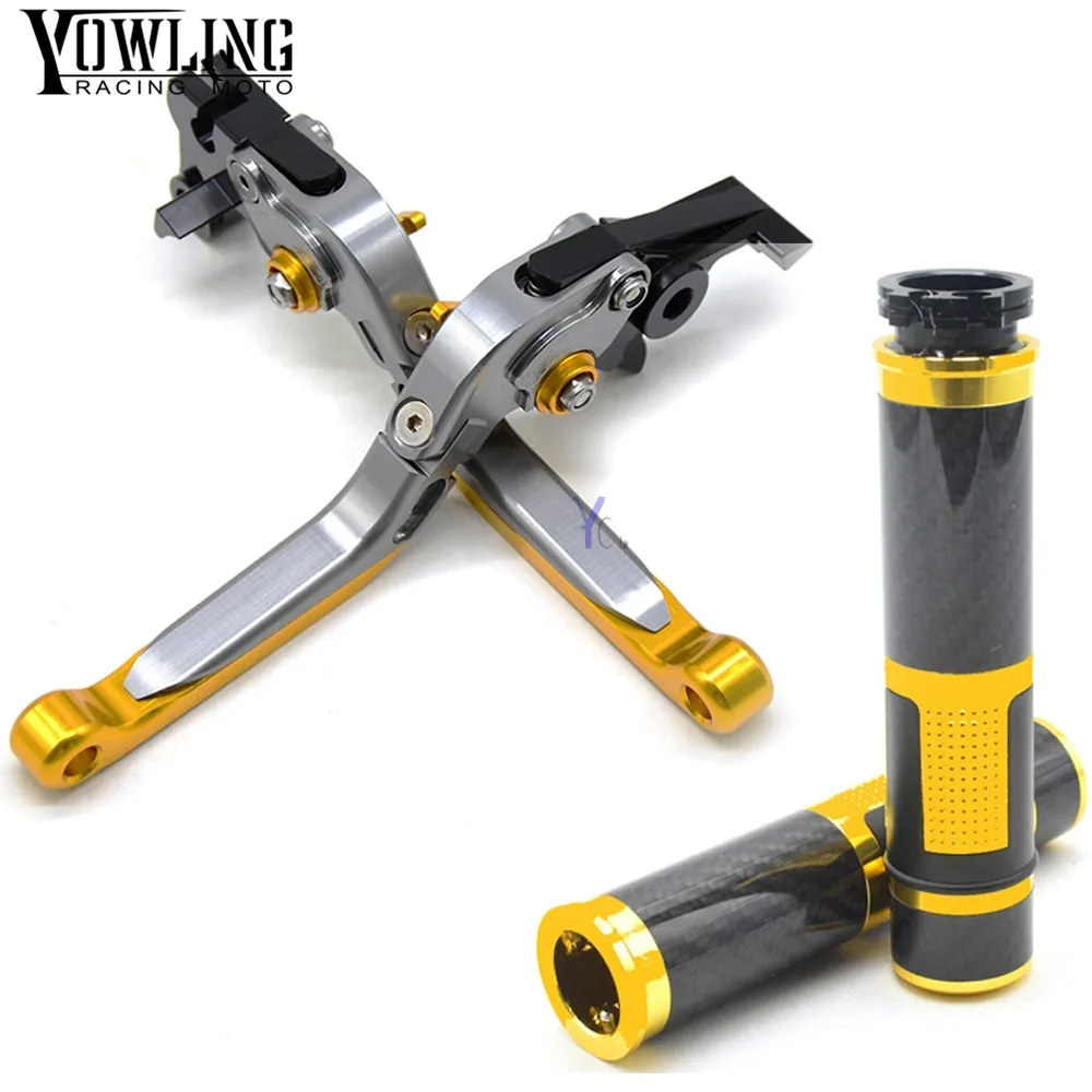 

For YAMAHA MT 03 MT03 2005-2006 cnc Moto Brake Lever Clutch cable Part Motorcycle accessory Bike carbon handle grips