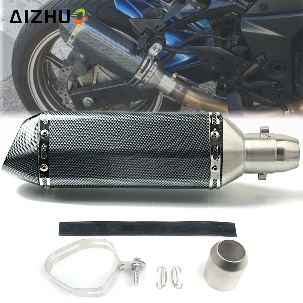 36-51 мм выхлопная Муфельная труба для мотоцикла YAMAHA XV 950 RACER TDM 900 MT-125 MT125 MT-01 YBR 125 YZF R15