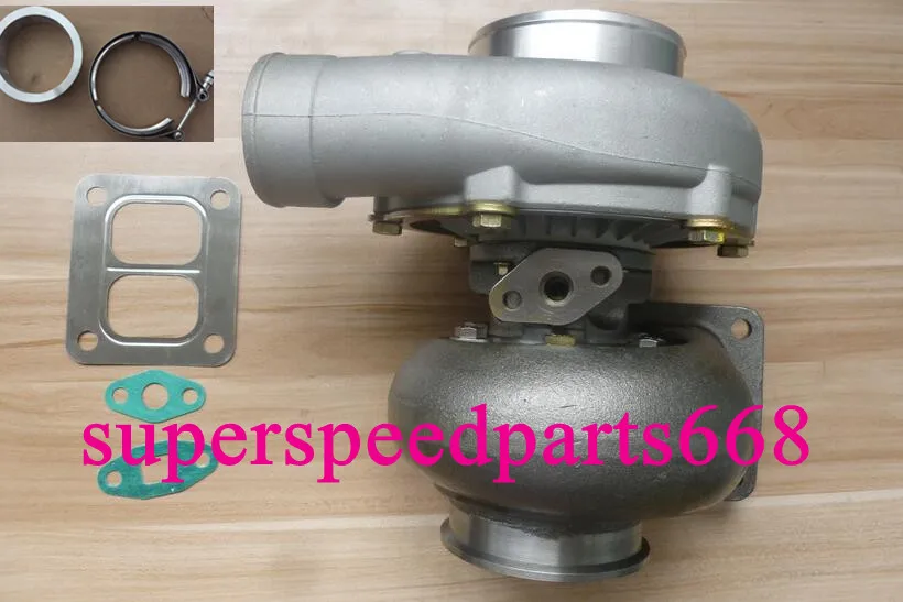 GT45R-2 T4 GT3582 T04Z TO4Z T04R TO4R A/R. 70 спереди A/R. 84 турбины T4 фланец воды и масла cooled500-600hp турбокомпрессор