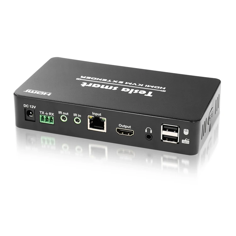 Tesla smart Multi-function HDMI KVM Extender 100 м HDMI KVM + аудио удлинитель по CAT5e/6 (1 удлинитель TX + 1 удлинитель RX)