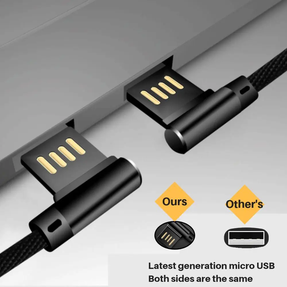 EastVita 2 м Плетеный микро локоть USB кабель для быстрой зарядки сверхмощный зарядный Шнур для Apple Andriod huawei samsung телефонов r20