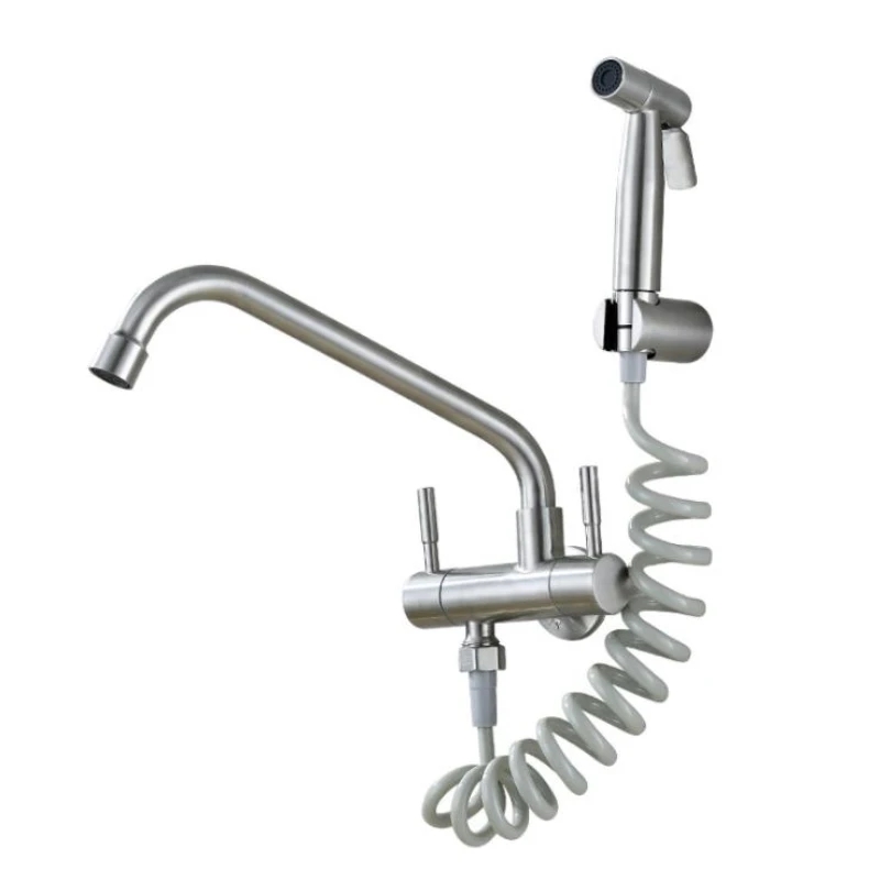 

New Portable Bidet Shower Set Solid Stainless Steel Handheld Bidet Toilet Wall Mounted Bidet Faucets Shower