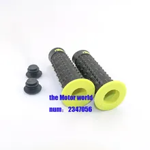 Рукоятка 7/" мотоциклетная ручка универсальная 22 мм ручки резиновые Moto GP Руль желтый