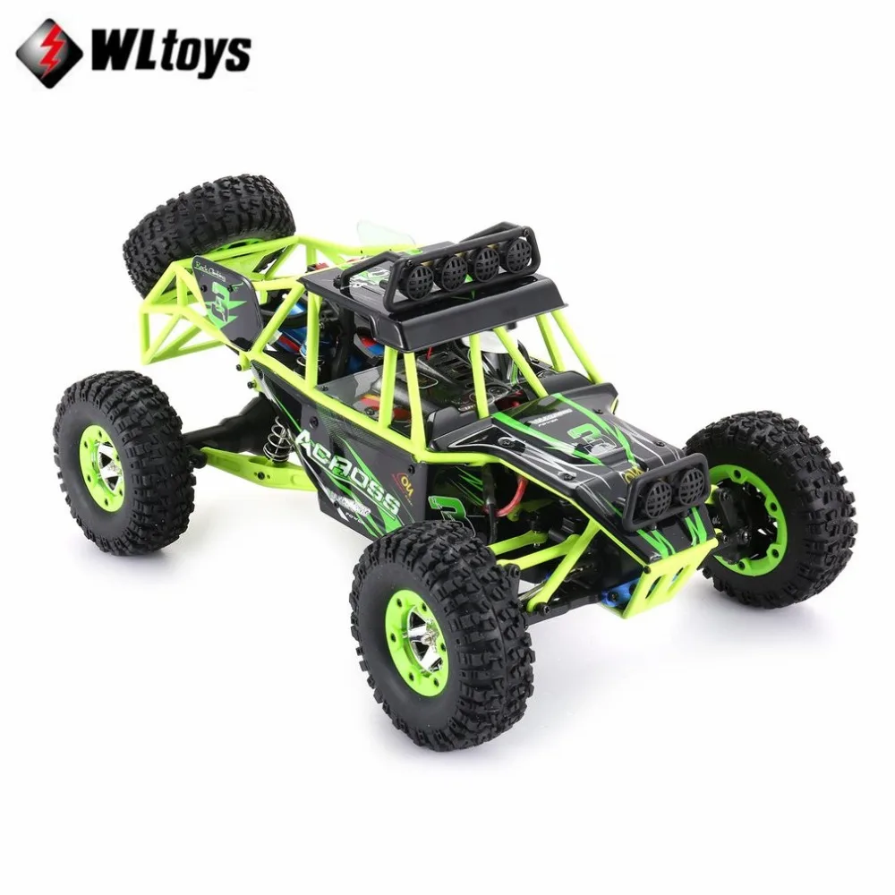 Wltoys 12428 50 км/ч высокая скорость RC скалолазание автомобиль игрушка 1/12 Масштаб 2,4 г 4WD внедорожник дистанционное управление RC автомобиль игрушки Детский подарок