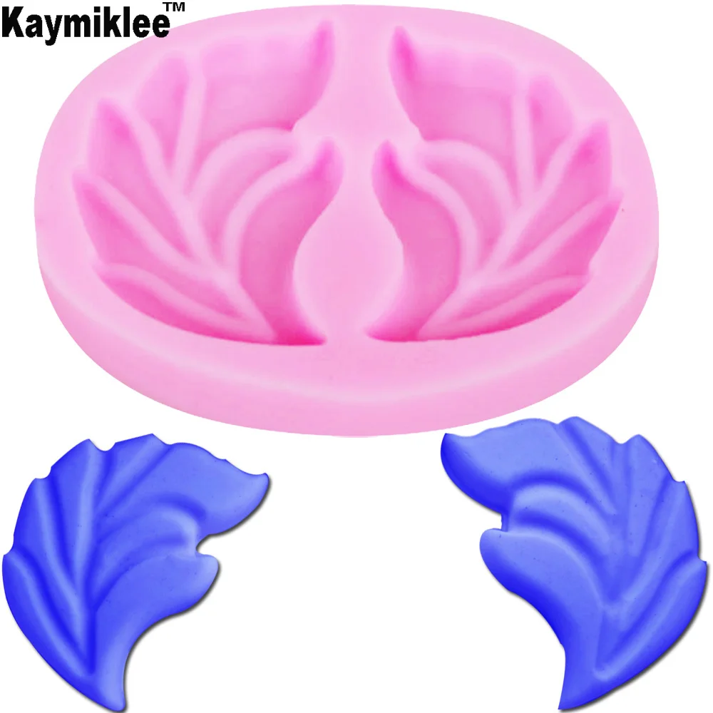 

F1161 New Arrival Leaf Sugarcraft Silicone Mold Candy Polymer Clay Molds Fondant Silicone Cake Mold Flower Making Gum Paste