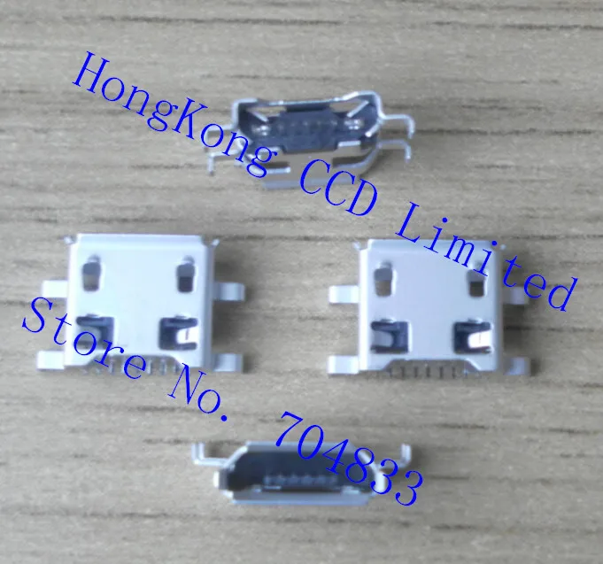 500 шт./лот широко используется micro USB порт Зарядка для планшета gps мобильный