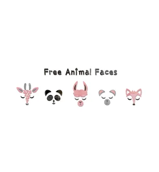

Animal facial makeup 3D acrylic wall cartoon children's room decorative wall and child's kindergarten wall decorations