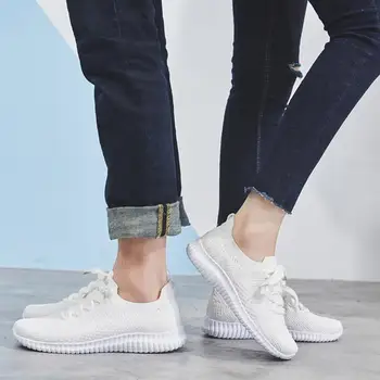 

Men Sneakers Breathable Air Mesh Outdoor Sport Shoes Spring Autumn Couple Cushion Flats Training Running Shoes Zapatos De Hombre