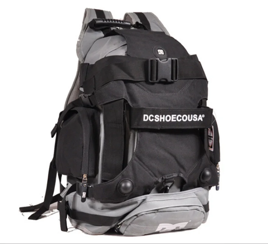 Jan Sport Backpack Mochila Dc Skate Escolar Com Rodinha Outdoor Hiking