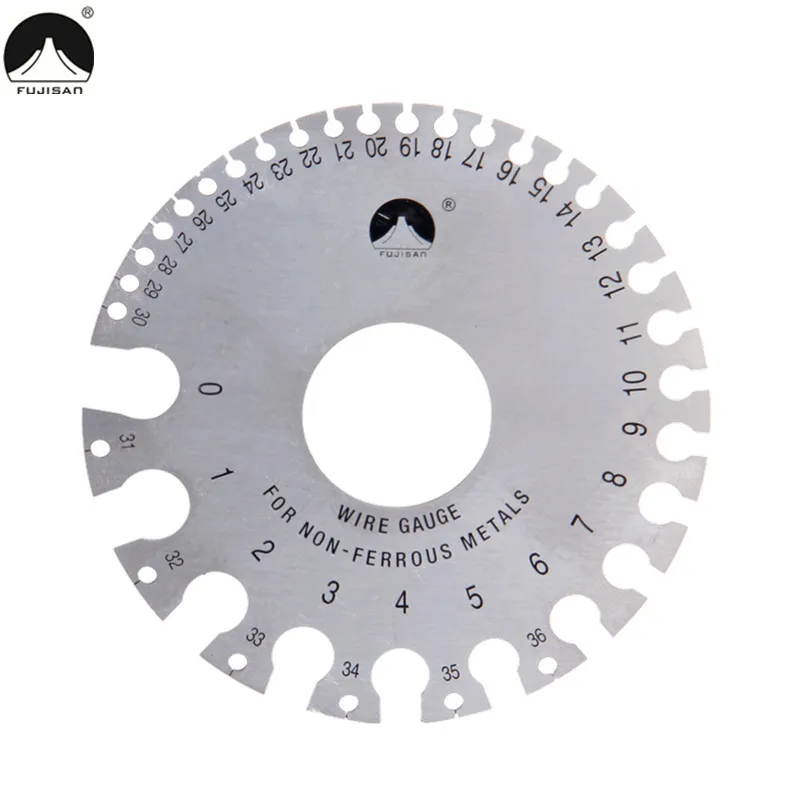 FUJISAN 0-36 круглая проволока Калибр Сварка диаметр Калибр Сварка Инспекция нержавеющая сталь дюймов a.w. G манометры американский стандарт