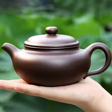 350 мл фиолетовая глина yixing чайный горшок ручной работы здоровье НЕОБРАБОТАННАЯ руда из фиолетовой глины винтажный горшок Zisha чайный набор кунг-фу Puer Tieguanyin чайный чайник