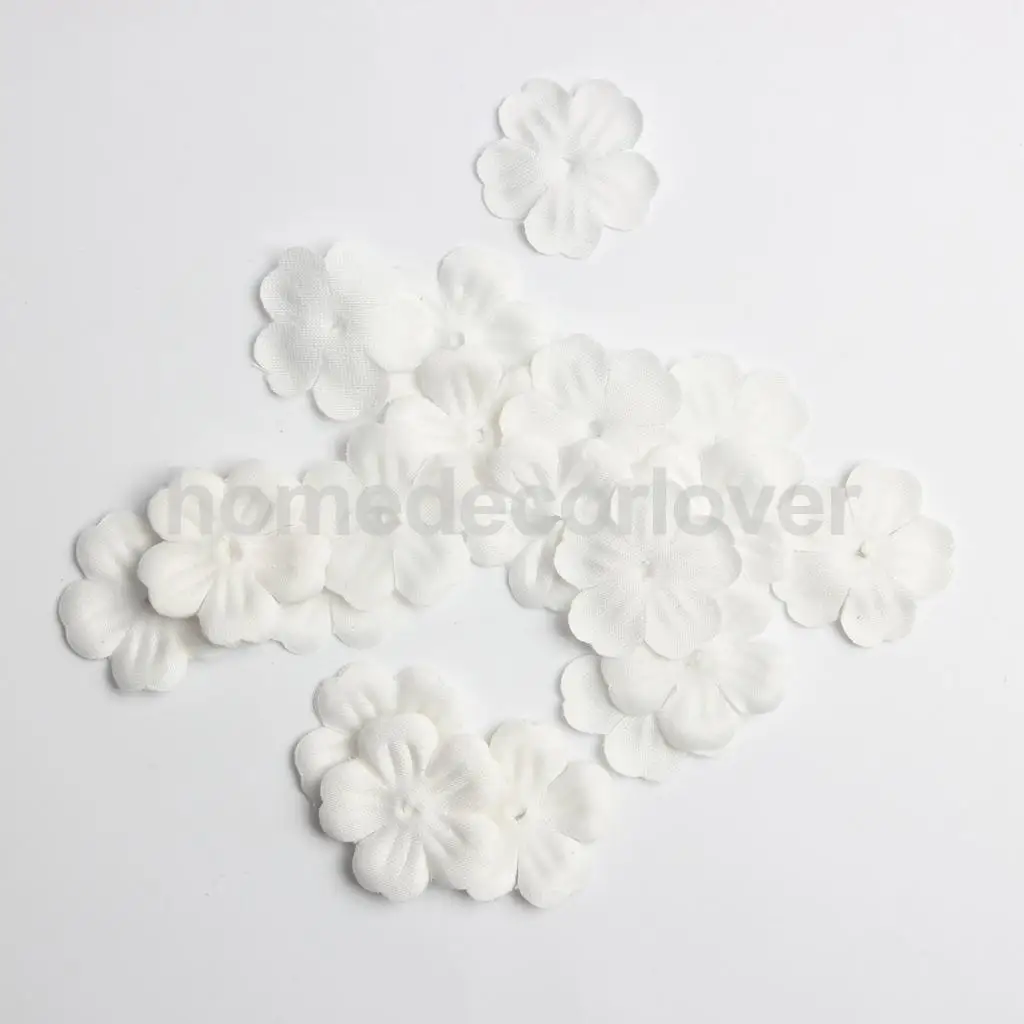 100 Pieces Artificial Simulation Flower Petals for DIY Crafts Dark Red
