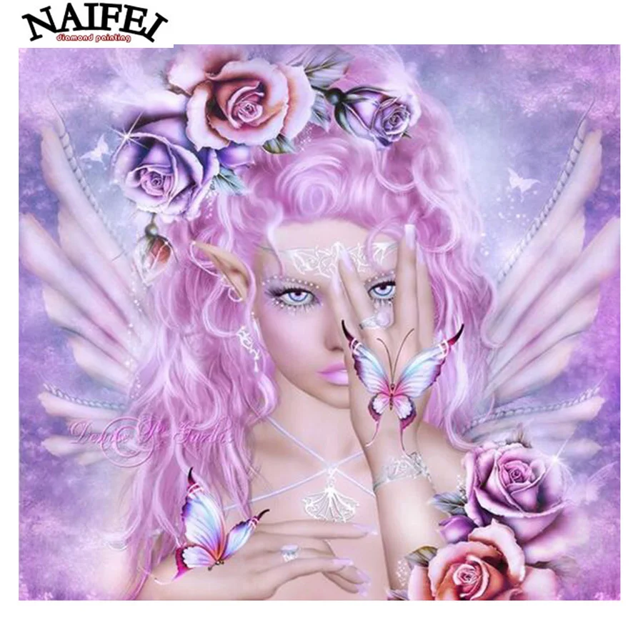 

Full Square Drill 5D DIY Diamond Painting "Cartoon Princess angel" Embroidery Cross Stitch Mosaic Rhinestone Decor