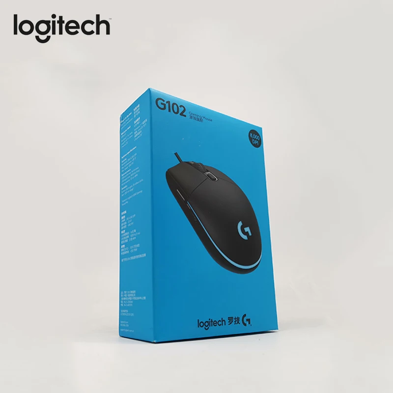 

Logitehc G102 Official Genuine Wired Mouse Gaming Mouse with 8000DPI Optical RGB lights for PC / Desktop Mouse Gamer