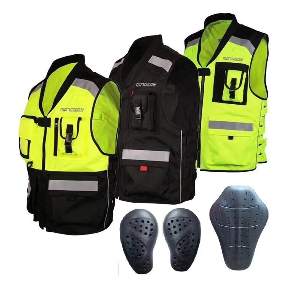 MOTOBOY Motorcycle Safety Security Visibility Reflective Vest Construction Traffic Cycling Outdoor Reflective Safety Travel MOTOBOY Motorcycle Safety Security Visibility Reflective Vest Construction Traffic Cycling Outdoor Reflective Safety Travel