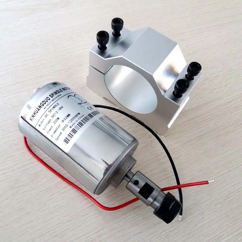 Máquina de grabado máquina de DC motor del husillo ER11 3,17 MM 200 W de alta velocidad del husillo cepillo refrigerado por aire PCB del Motor del husillo y soporte 1 Unidades Máquina de grabado máquina de DC motor del husillo ER11 3,17 MM 200 W de alta velocidad del husillo cepillo refrigerado por aire PCB del Motor del husillo y soporte 1 Unidades