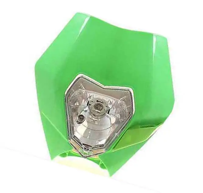 

Green Motorcycle Headlight For Honda Kawasaki Suzuki Yamaha KTM KX250F CRF XR CR