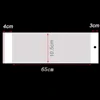 5 sizes OPP Clear Plastic Package Wig Bag Self Adhesive Transparent Long Poly Bag For Packaging Hairpiece Hair Extension Pouch 3