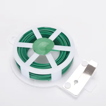 

2 Pcs 50m Sturdy Plastic Garden Plant Twist Tie with Cutter Multi-Use for Secure Vines,Plants and Recyclables