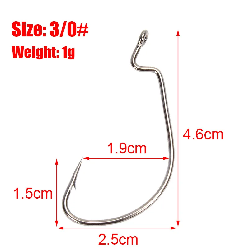 10 шт. рыболовные крючки из углеродистой стали рукоятка джига большие крючки на окуня свинцовая головка джиг кривошипный колючий крючок для мягкой рыбалки приманка Рыболовная Снасть - Цвет: 3