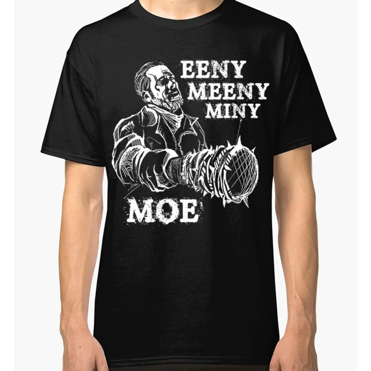 The Walking Dead Negan футболка Люсиль Новый 100% хлопок зомби Апокалипсис Tee | Мужская одежда