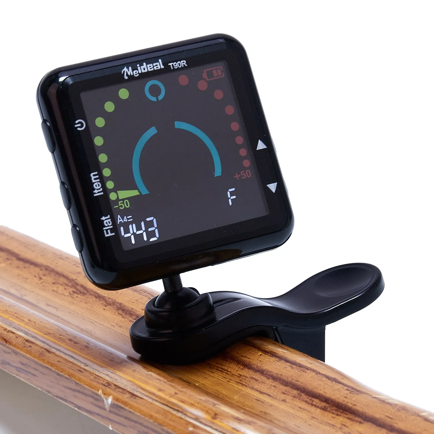 Meideal T90R Portable Guitar Tuner Digital Tuner Clip Mic for Chromatic