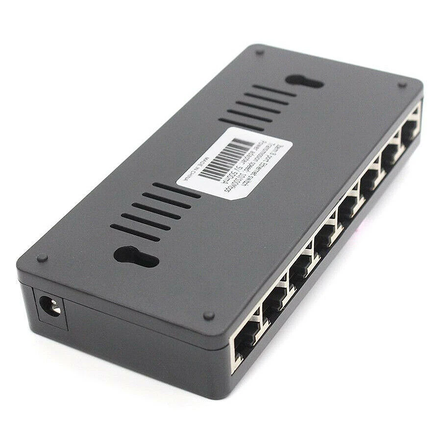 10/100 Мбит/с 8 портов Poe Ethernet Lan Настольный сетевой Переключатель концентратор адаптер (ЕС Plug)