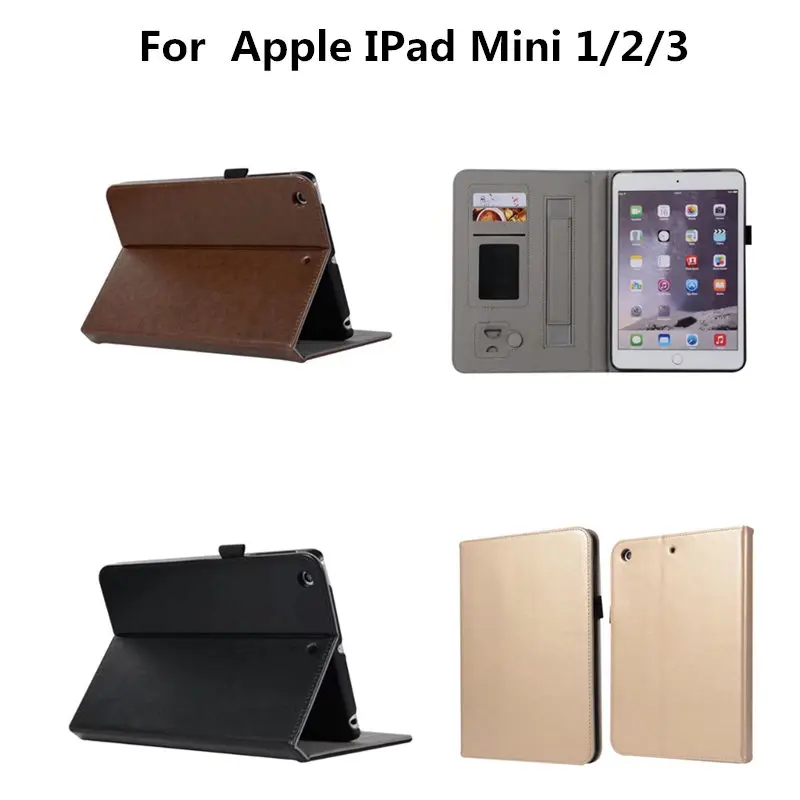 Filp для Apple Ipad Mini 1 2 3 Дело искусственная кожа для Ipad Mini 2 стенд ручной Обложка для IPad Mini 3 couqe Fundas 7.9 дюймов