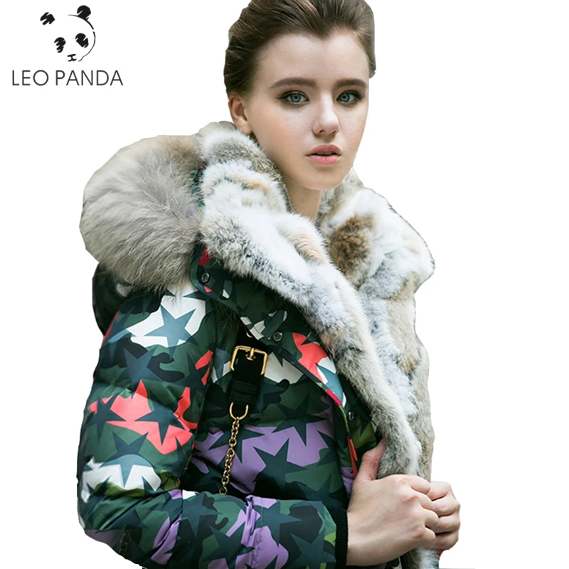 women's white camo winter jacket